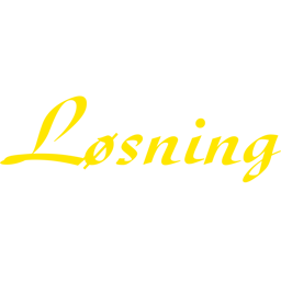 Løsning Pizza og Grill logo.